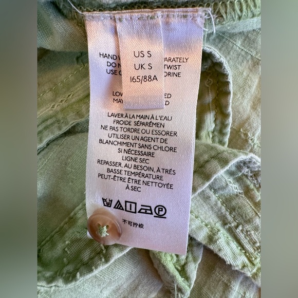 Anthropologie – Pilcro “The Cammie” Surf Blouse – Green – Size Small - Picture 16 of 16